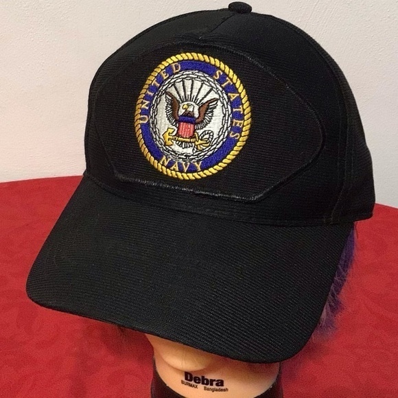 VINTAGE United States Navy Patch Snapback Hat Cap - Picture 3 of 7